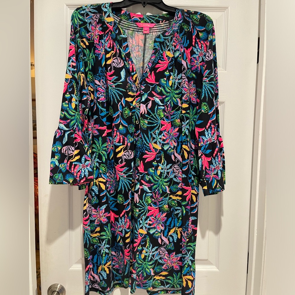LILLY PULITZER COTTON DRESS SIZE LARGE